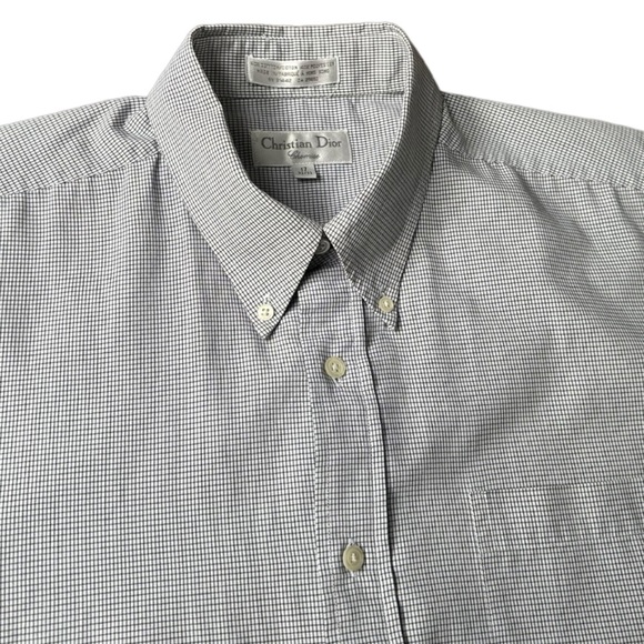 Dior Men's Dress Shirt in Black and White - Picture 5 of 9